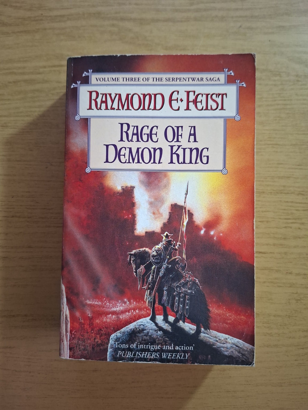 Rage of a Demon King – Raymond E. Feist (Second Hand Book)