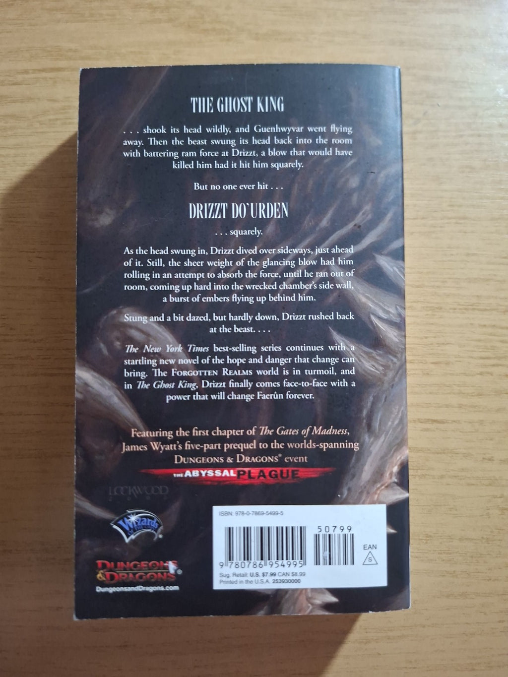 The Ghost King – R.A. Salvatore (Second Hand Book)
