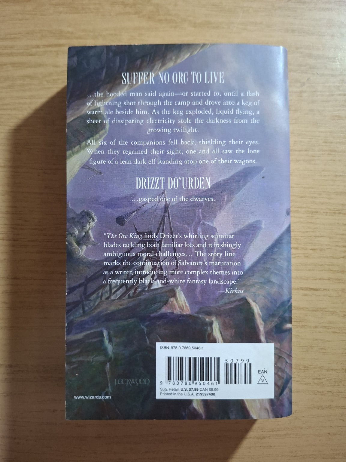 The Orc King – R.A. Salvatore (Second Hand Book)