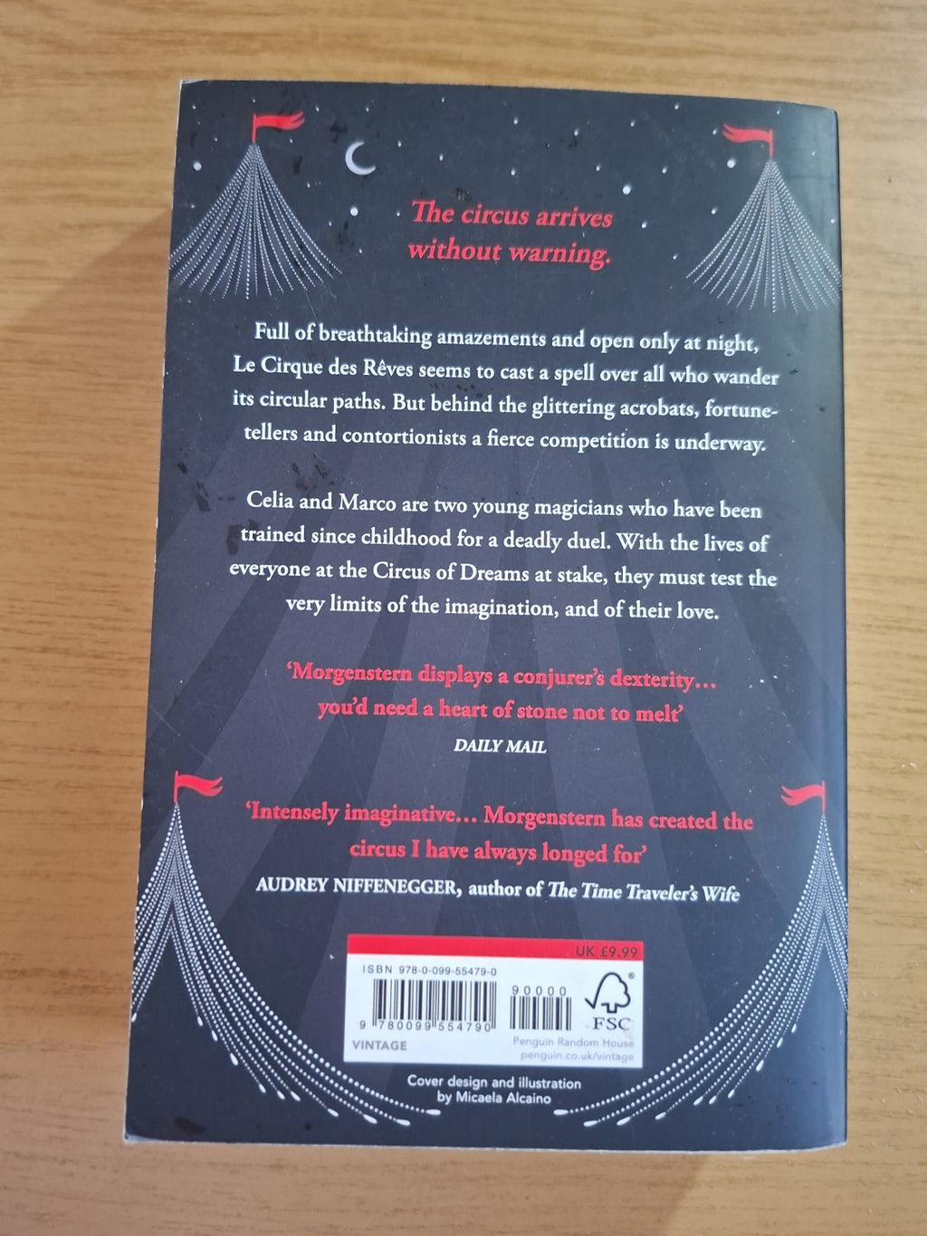 The Night Circus – Erin Morgenstern (Second Hand Book)
