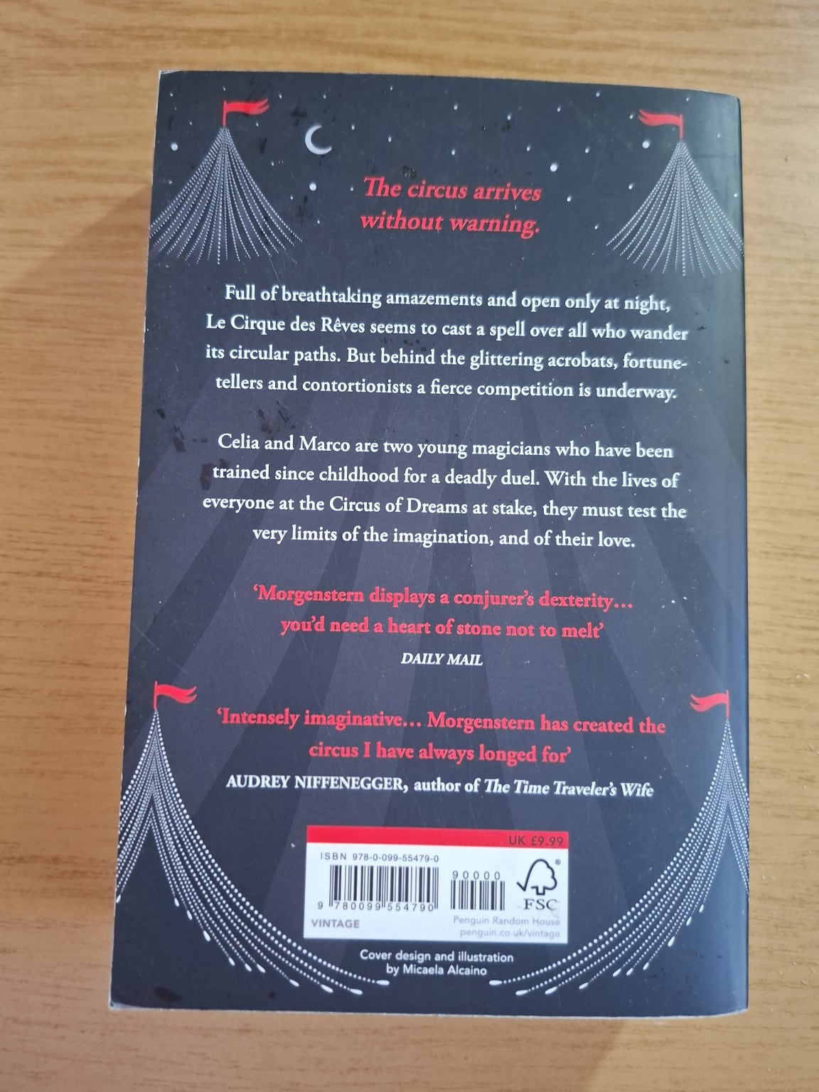 The Night Circus – Erin Morgenstern (Second Hand Book)