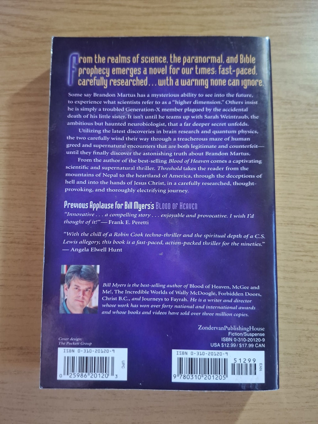 Threshold – Bill Myers (Second Hand Book)
