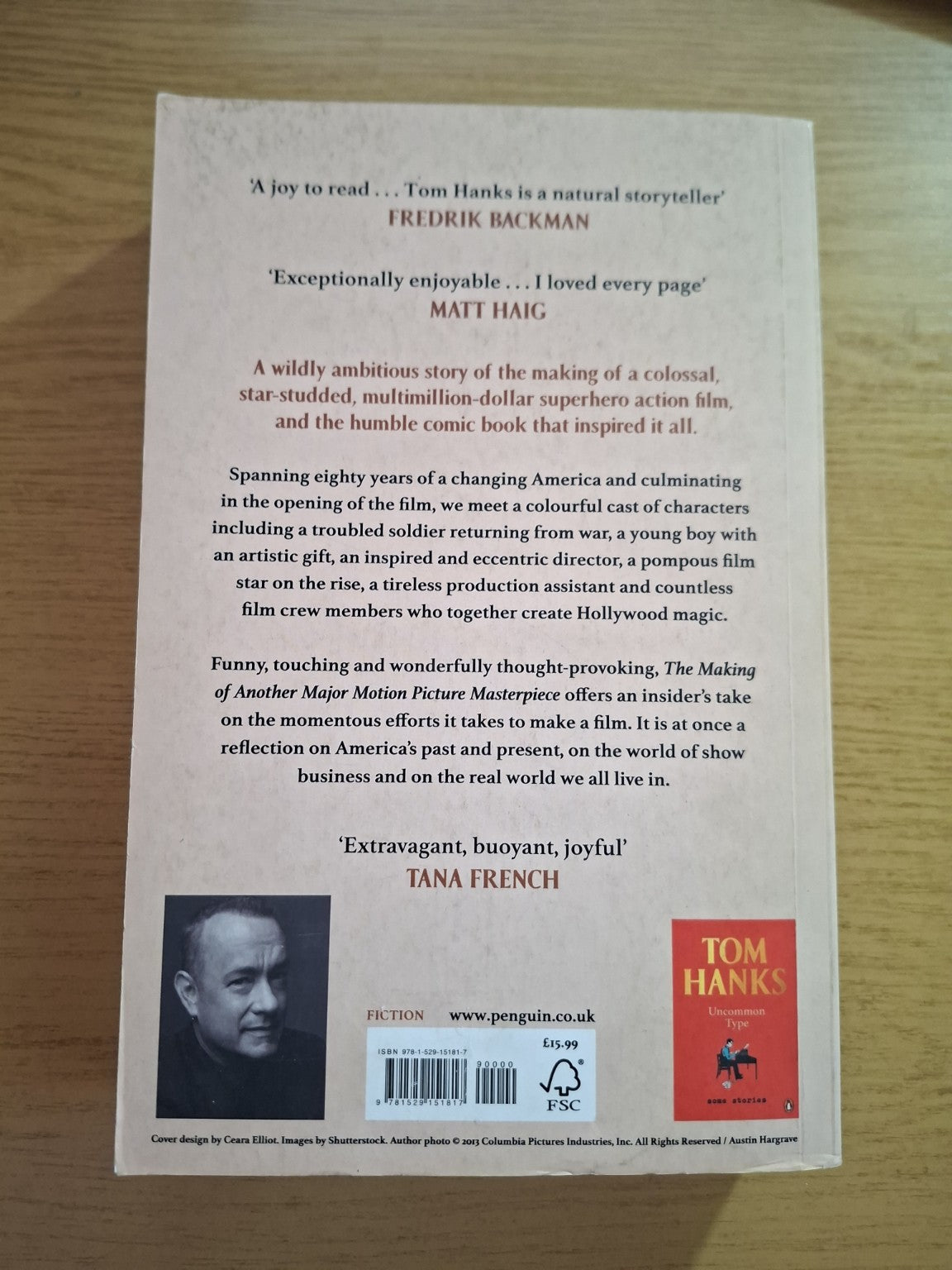 The Making of Another Major Motion Picture Masterpiece – Tom Hanks (Second Hand Book)