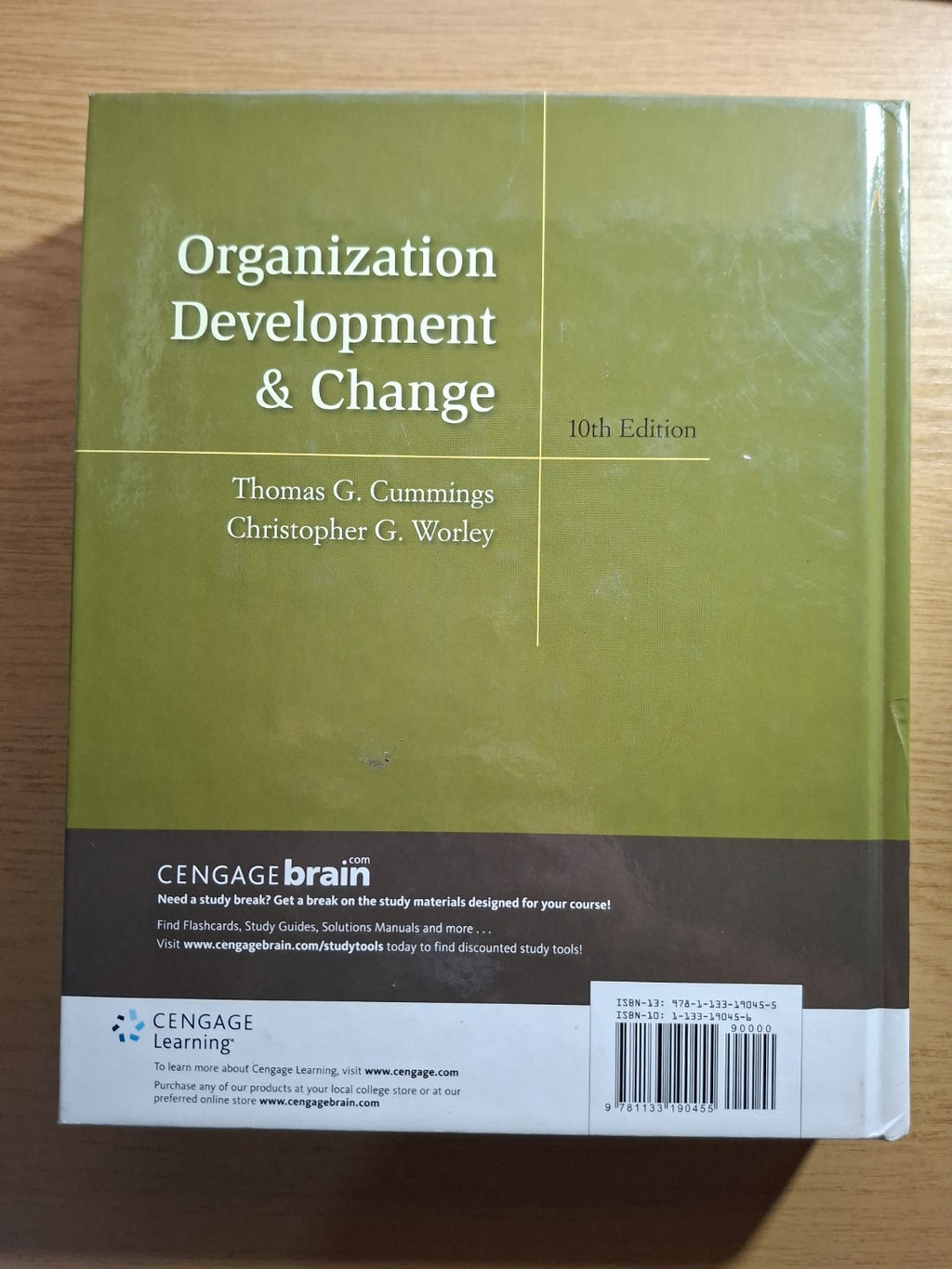 Organization Development & Change, 10th Edition – Thomas G. Cummings & Christopher G. Worley (Second Hand Book)