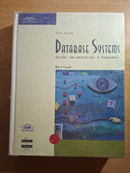 Database Systems: Design, Implementation & Management (5th Edition) – Rob & Coronel (Second Hand Book)