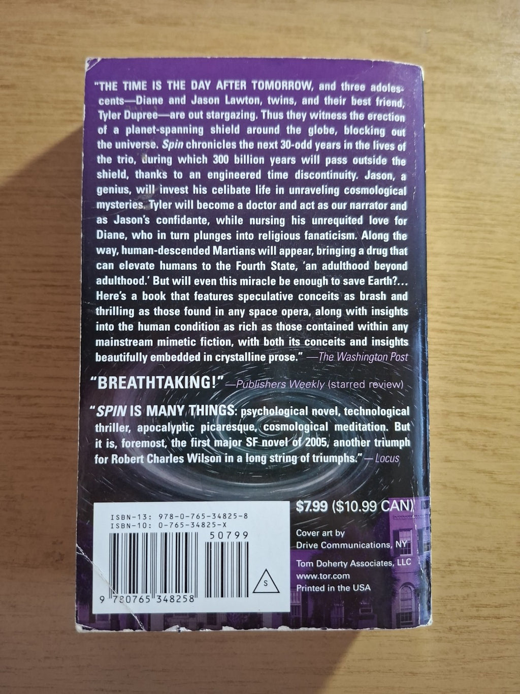 Spin – Robert Charles Wilson (Second Hand Book)
