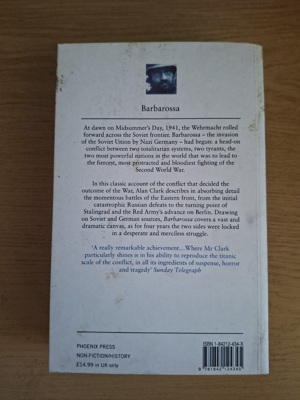 Barbarossa: The Russian-German Conflict 1941-1945 – Alan Clark (Second Hand Book)